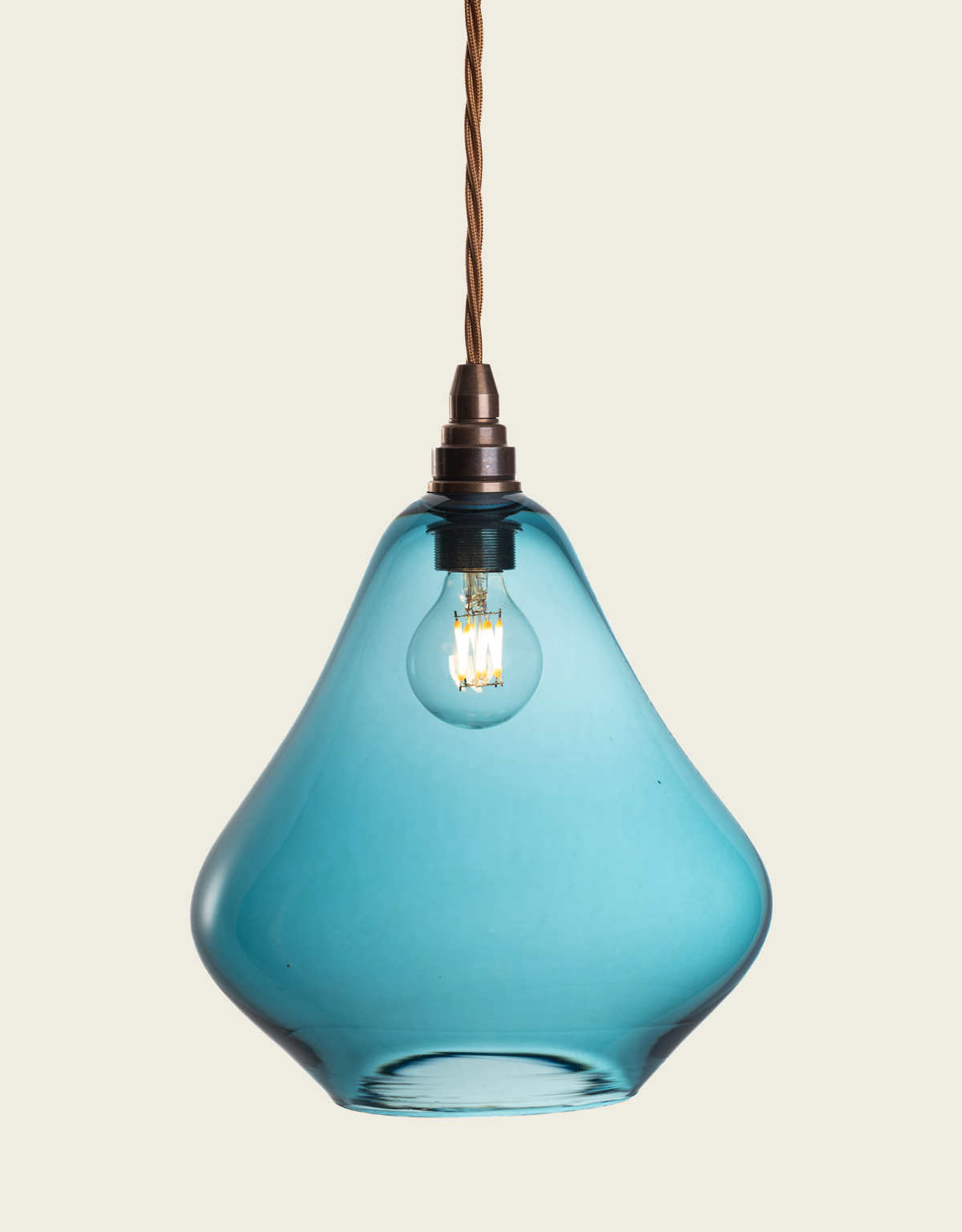 01-Blue-Blown-Glass-Pendant-Lamp