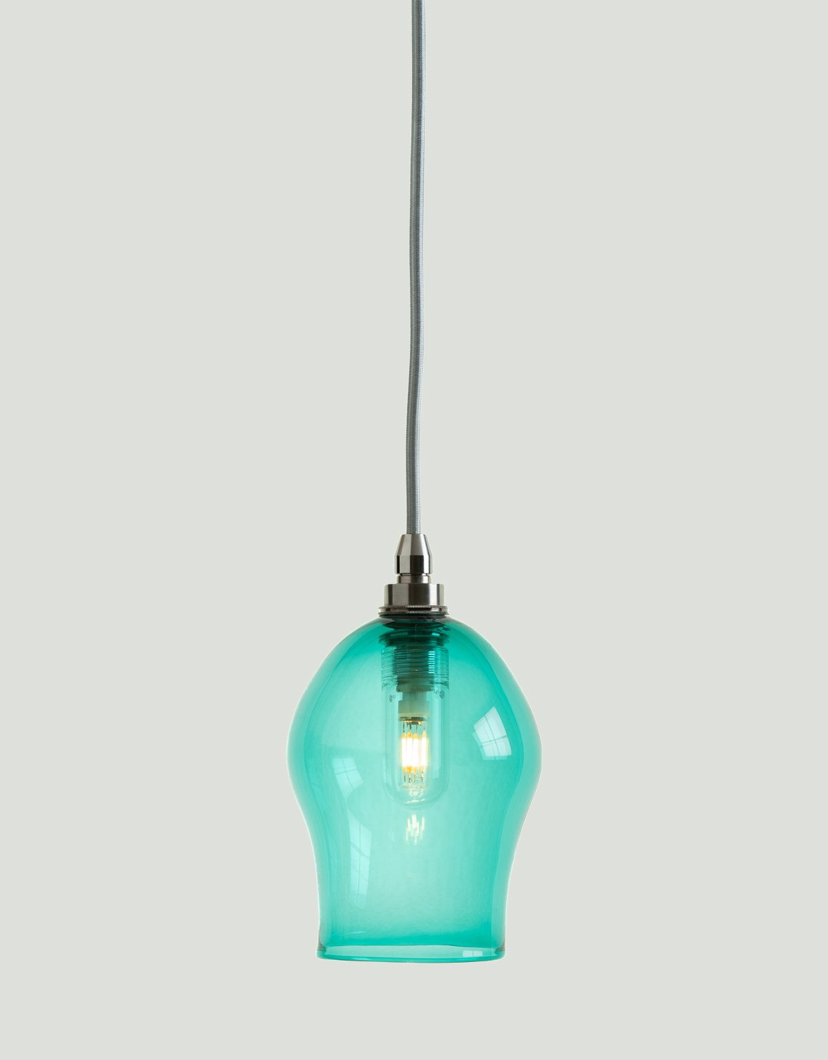 Small-Teal-Green-Glass-Pendant-Bathroom