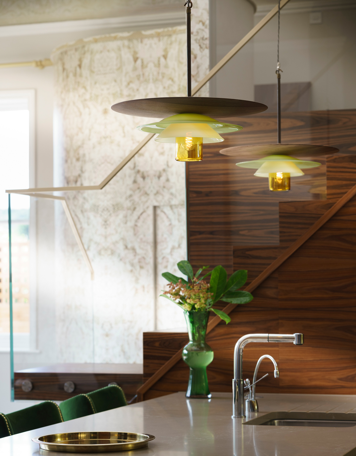 Wood-Glass-Pendant-Dining-Kitchen