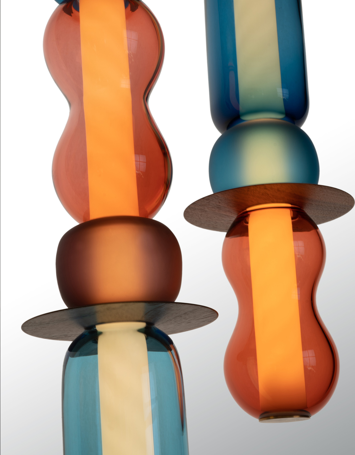 Wood-Glass-Sculptural-light-piece-UK