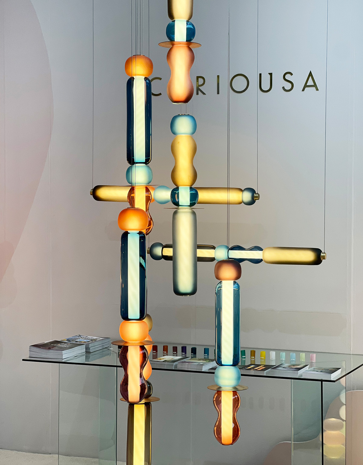 LED-Multiple-Pendant-Coloured-Glass-Chandelier_
