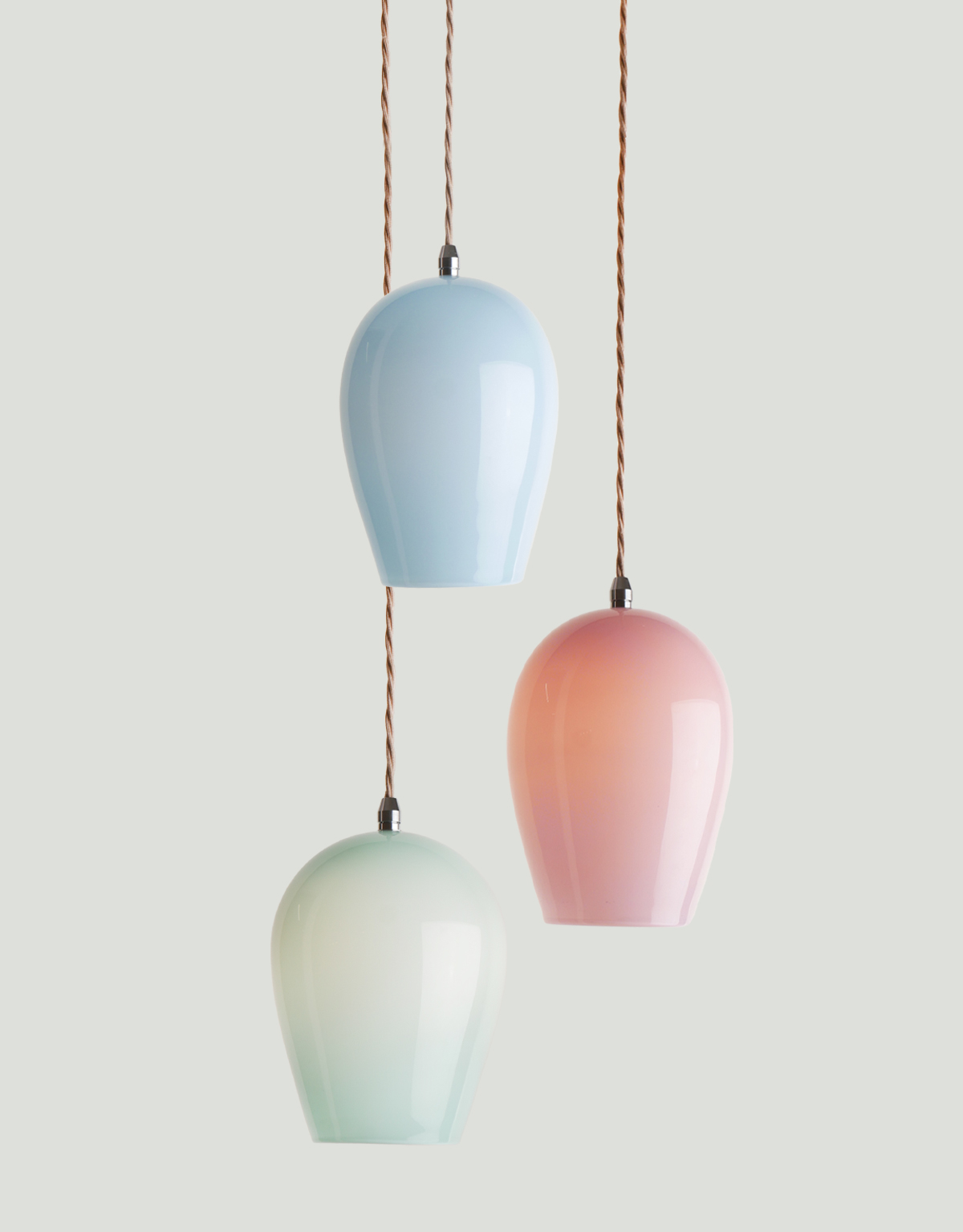 Curiousa-three-drop-fabio-chandelier-candy-colours