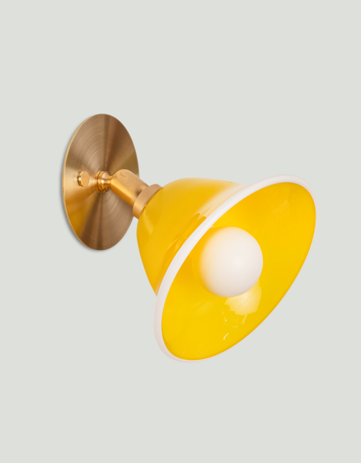 bright-yellow-handmade-glass-bathroom-swivel-light-IP65